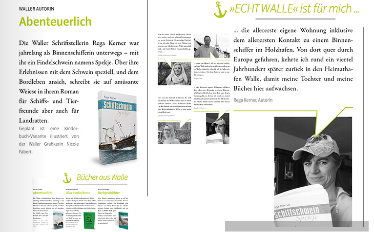 Echt Walle Magazin - Produkt aus Walle. Buchrezension und Autorenstatement zu Walle ist für mich