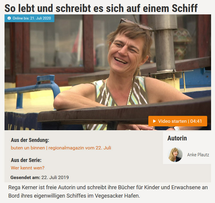 So lebt und schreibt es sich auf einem Schiff, buten un binnen