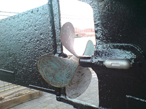 Schiffsschraube anmalen